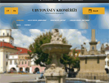 Tablet Screenshot of kromeriz-ubytovani.cz